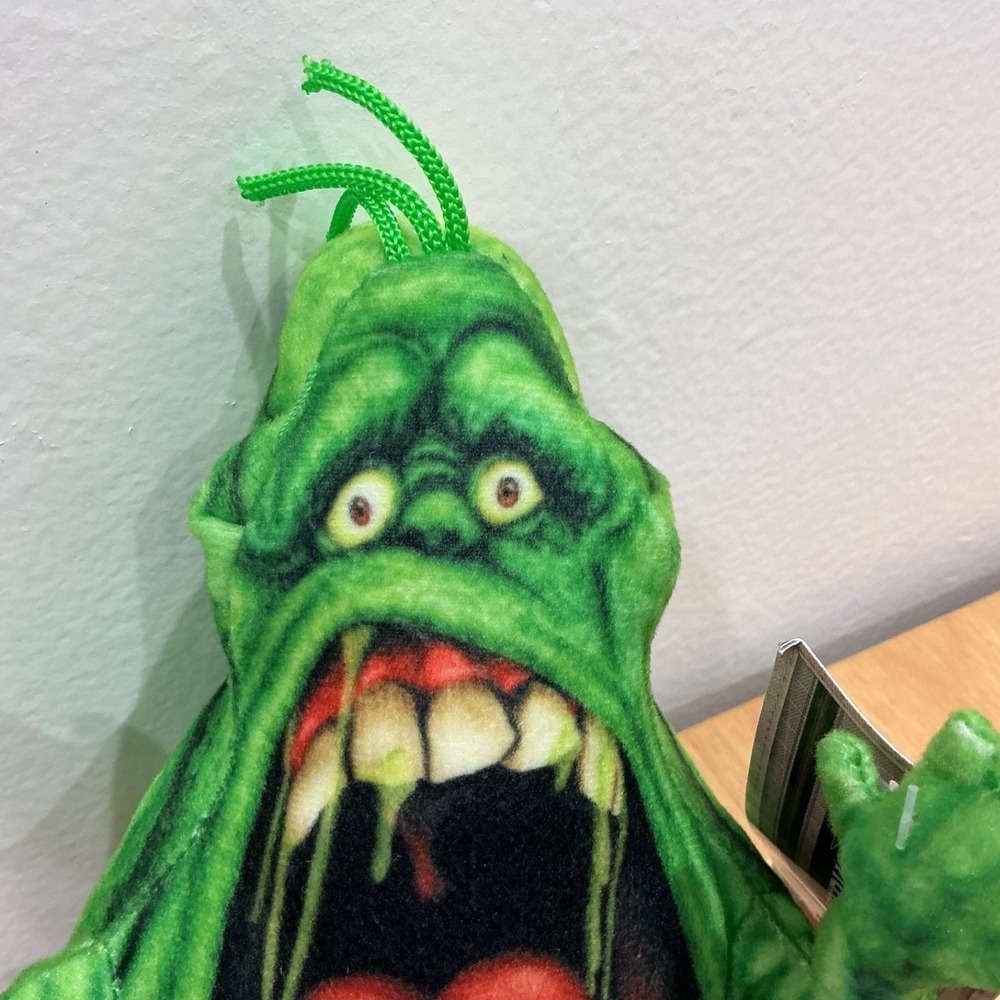 GHOSTBUSTERS Green SLIMER Ghost Monster PLUSH TOY w/ tags 10" Toy Factory - Picture 7 of 7